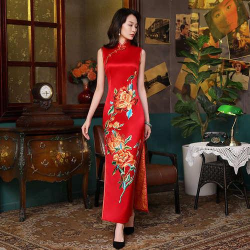 中式风高贵婚礼上海滩绣娘旗袍