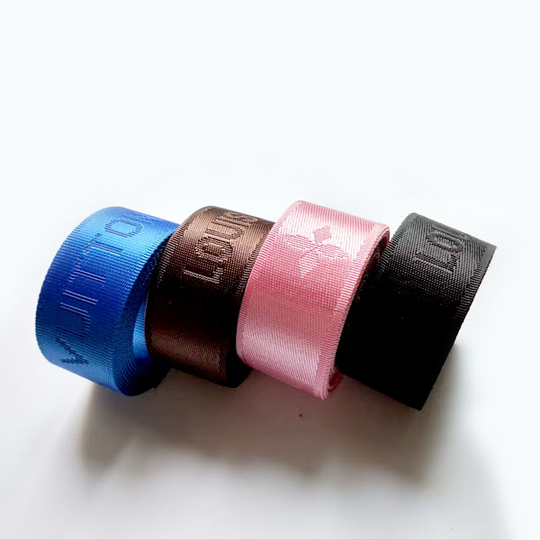 DIY书包带高档字母尼龙织带