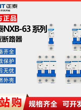 正泰空气开关NXB-63断路器NXB-125家用空调电闸开关1P2P3P4P32A