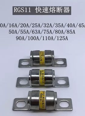 快速熔断器 陶瓷保险管 RGS11-10A 20A 25A 32A 45A 40A 63A 80A