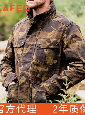 [现货]TAD Talisman Kengo英产迷彩户外战术打猎外套长蜡棉夹克