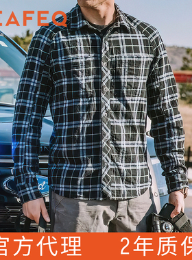 [现货]TAD Sanction FX 美产法兰绒长袖格子衬衫户外运动商务休闲