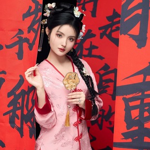 新中式 旗袍结婚晨袍女新娘婚礼敬酒订婚回门礼服裙汉服婚服