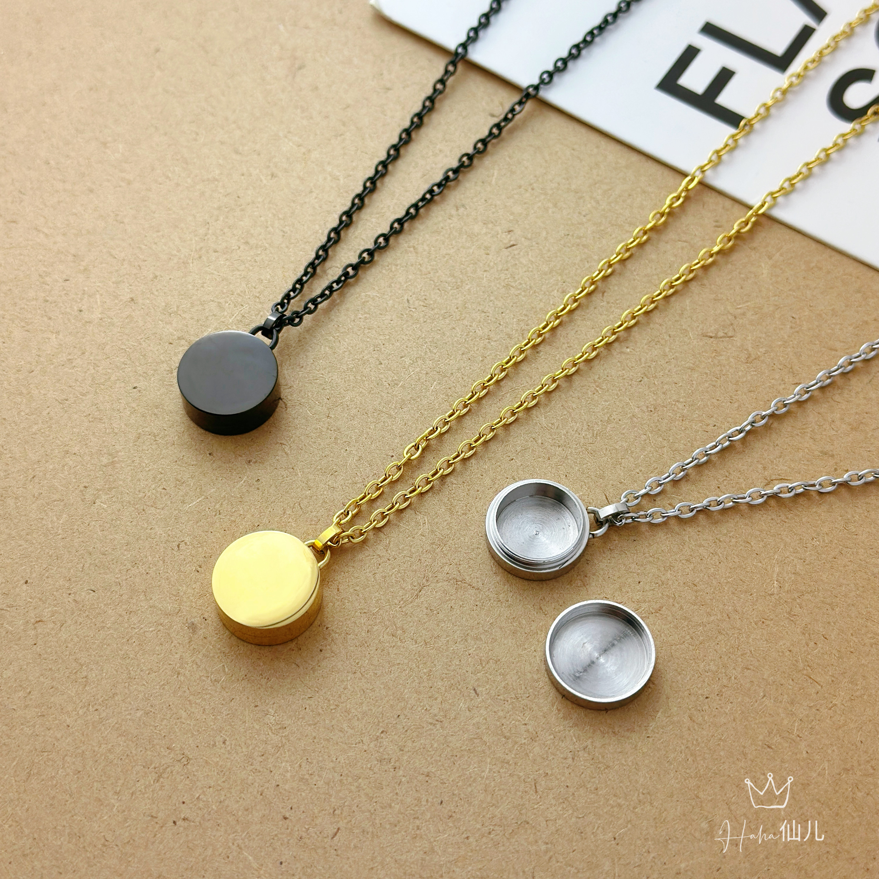 钛钢可打开空心脐带乳牙收纳盒纪念宠物毛发亲人骨灰项链朱砂饰品,饰品/流行首饰/时尚饰品新,项链,淘宝优惠券,粉丝福利购,淘宝优惠卷