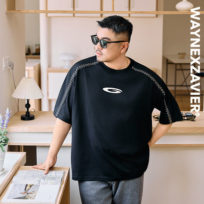 GEEEKPANDA金属织带幻光短袖T恤