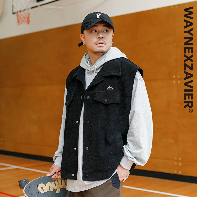 GEEEKPANDA马甲休闲古巴领