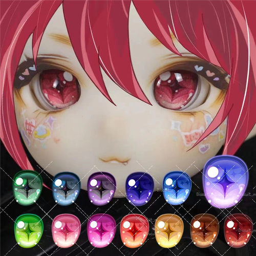 BJD娃娃卡通眼珠渐变星星软妹眼