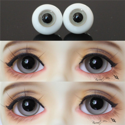 bjd娃娃眼睛小虹膜浅灰色玻璃眼