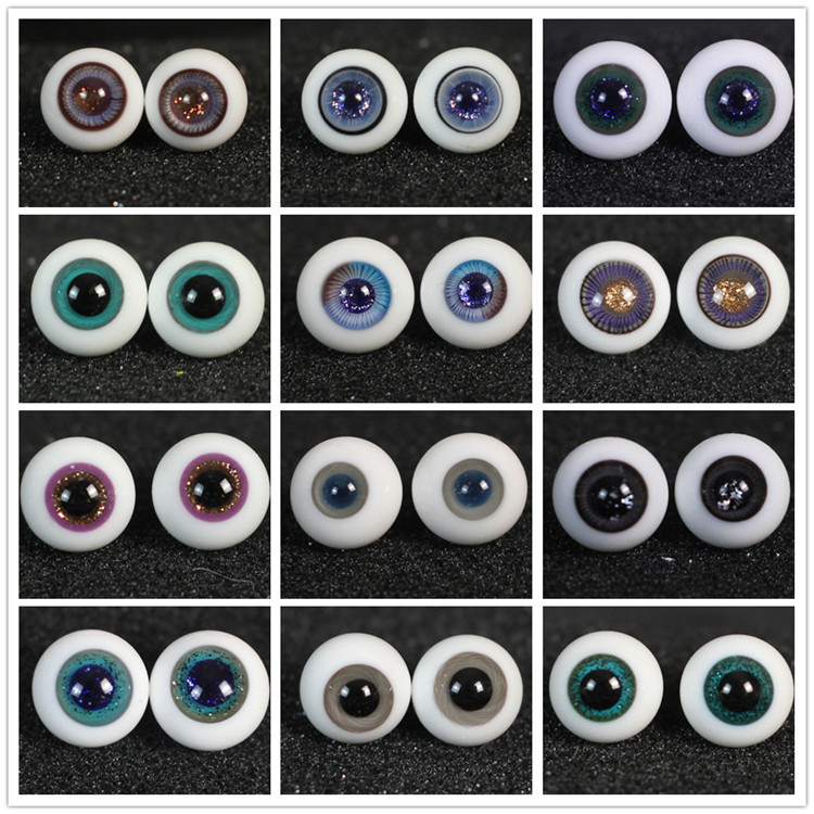 bjd娃娃眼睛10mm金沙眼ob11小宠