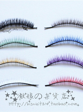 J05 BJD娃娃睫毛1/3分1/6分娃小布blythe改妆化妆日常软妹盒装睫