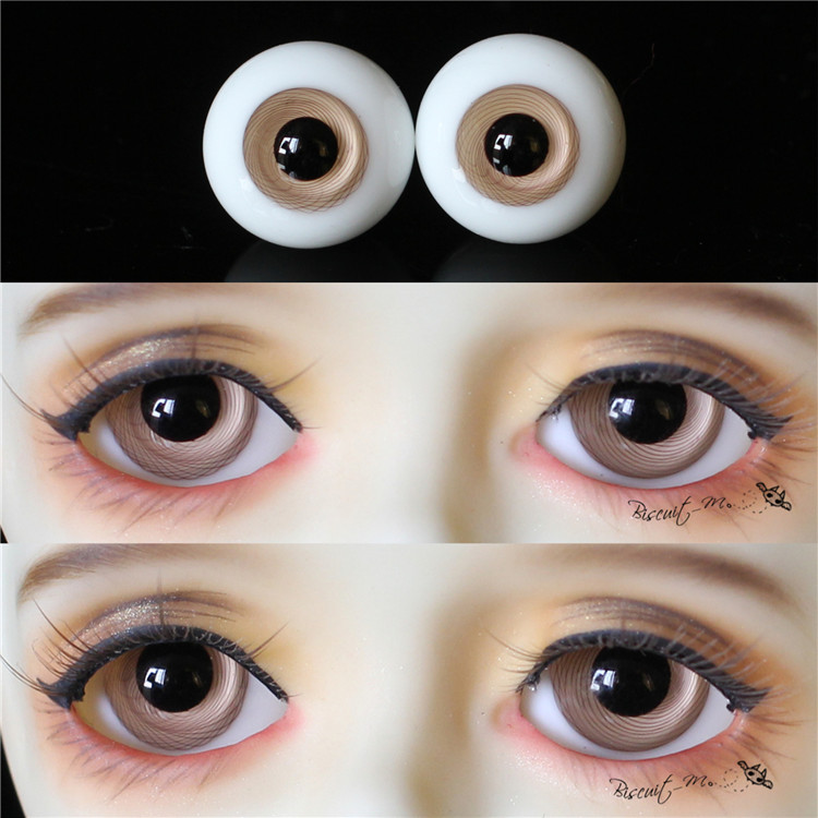 BJD娃娃眼睛1/3分花纹路仿真眼球