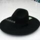 2025新品 促销 犹太帽黑色男女士大檐礼帽羊毛呢帽子超大帽檐宽12CM