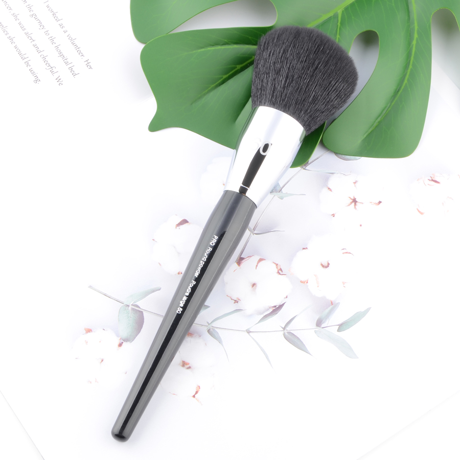 丝家60号超柔软蓬松大号散粉刷蜜粉腮红化妆刷黑色纤维毛长杆