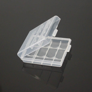 可存4节AA或AAA电池 通用电池存储盒 5号电池盒 7号电池收纳盒