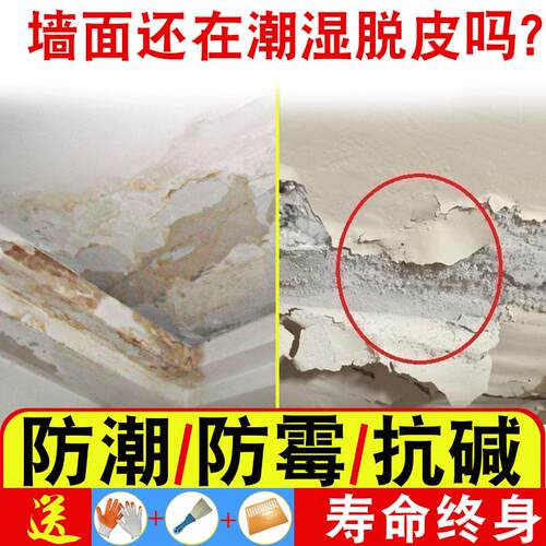 墙面起碱发霉起皮修补防水材料