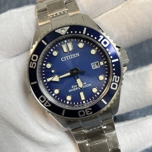 金属光动能潜水运动男表 0262 BN0261 0260 0269 51E 西铁城指针式