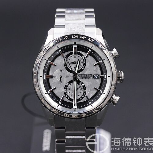 西铁城冰雪限量款GPS卫星电波钛合金男手表AT8284-61A/CC4076-65A