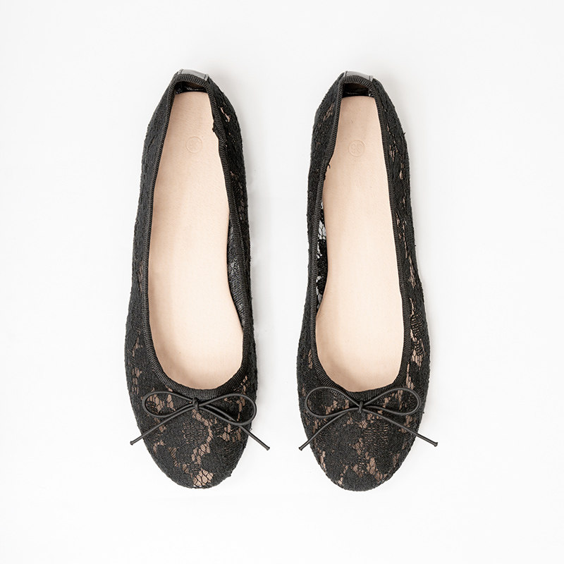 白色蕾丝浅口新款韩版百搭镂空鞋