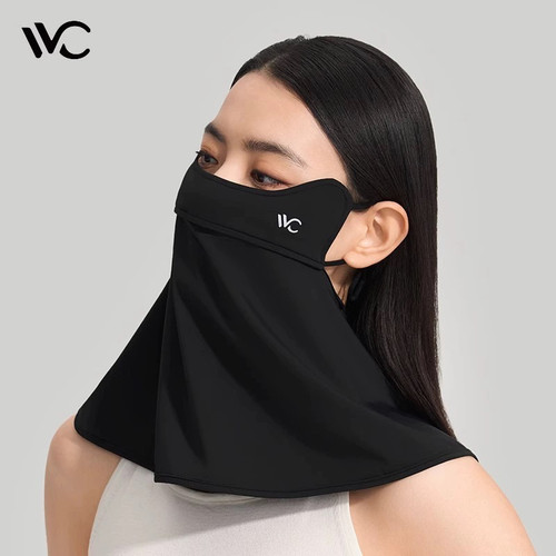 VVC冰丝防晒面罩冰薄护眼角护颈夏季女防晒遮脸护脖口罩凉皮透气