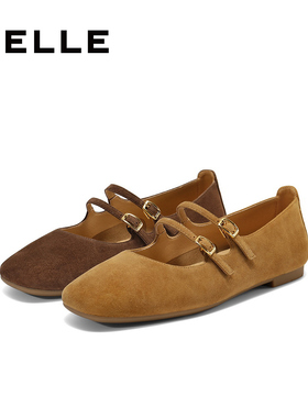 专柜正品百丽2025秋款女鞋复古玛丽珍鞋通勤浅口平底单鞋BFK02CQ5