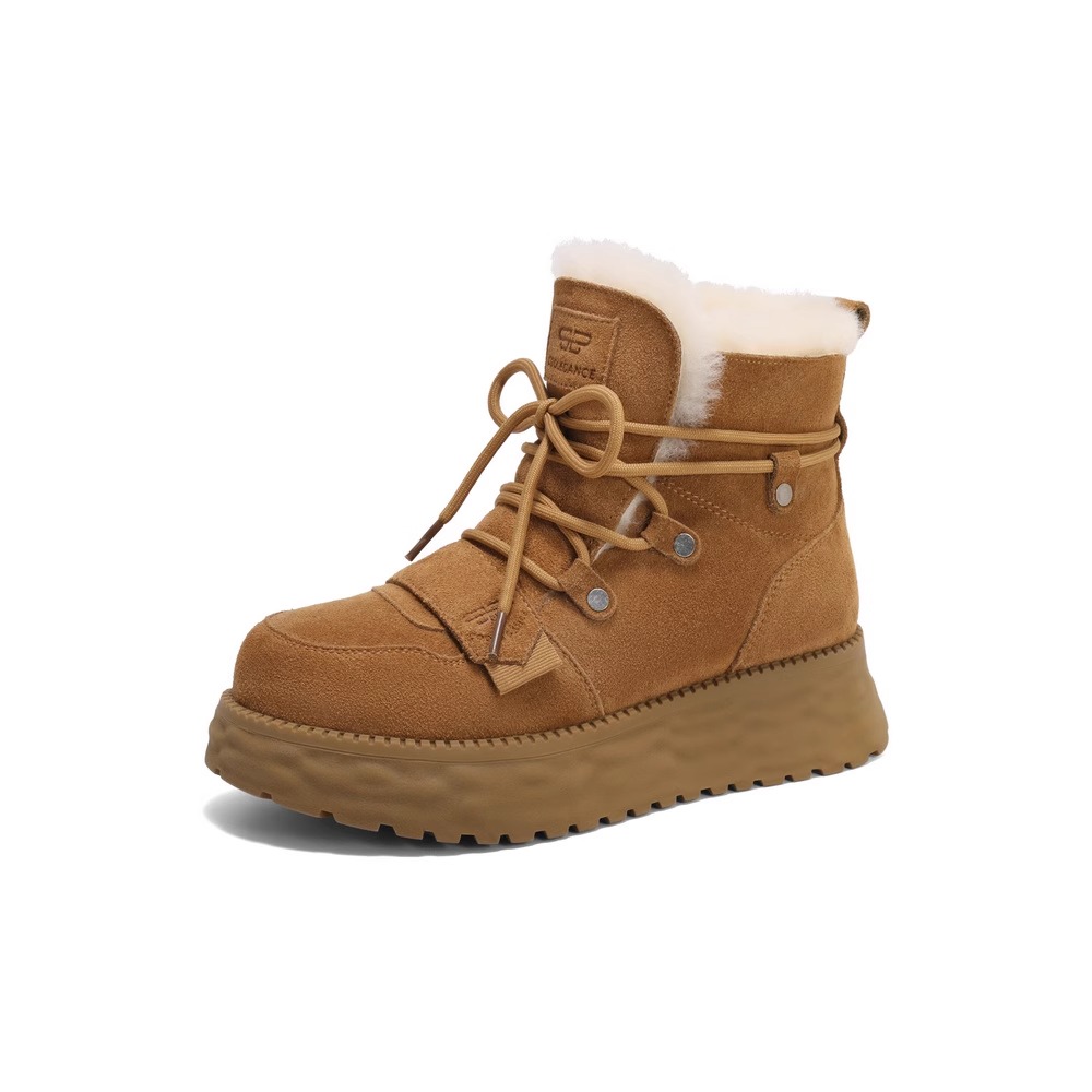 Belle/百丽雪地靴保暖加绒短靴