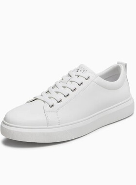 专柜正品他她2025秋季新款男鞋舒适百搭白色时尚休闲板鞋VNV01CM5