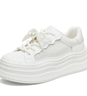 专柜正品他她2026夏新款女鞋小白鞋时尚休闲百搭厚底板鞋G3U01BM6