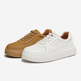 他她2026春季 厚底鞋 新款 舒适百搭休闲板鞋 子OGB01AM6 男鞋 专柜正品