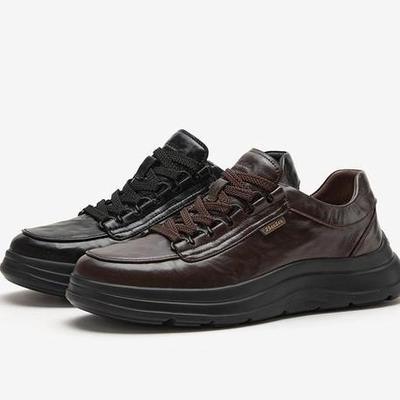 专柜正品拔佳2026春新款男鞋工装鞋时尚百搭舒适休闲单鞋FGZ05AM6