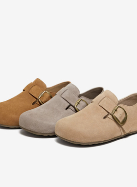 专柜正品他她2026春新款女鞋勃肯鞋内增高时尚百搭深口鞋CUG09AM6