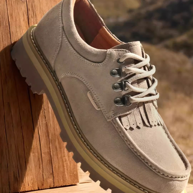 专柜正品百丽2026春款男鞋加绒保暖休闲鞋马丁短靴工装鞋A2288AM6