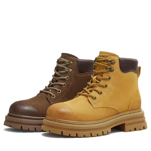 Teenmix/天美意女复古厚底马丁靴