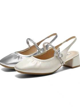 专柜正品百丽2026夏款女闪耀水钻包头凉鞋气质高跟凉鞋F4B1DBH6