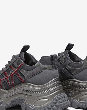 专柜正品百思图2026春新款女鞋厚底加绒老爹鞋运动休闲鞋B1072AM6