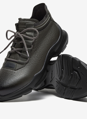 专柜正品拔佳2025冬新款男鞋时装靴通勤户外休闲厚底低靴25161DD5