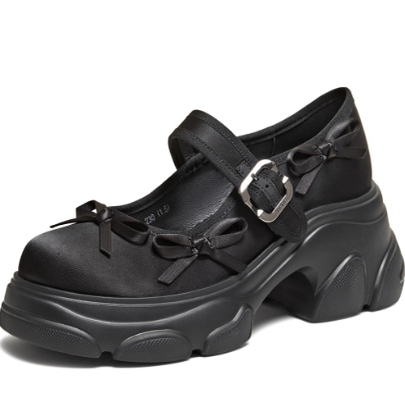 专柜正品他她2026春季新款女鞋浅口单鞋休闲气质玛丽珍鞋CEG13AQ6