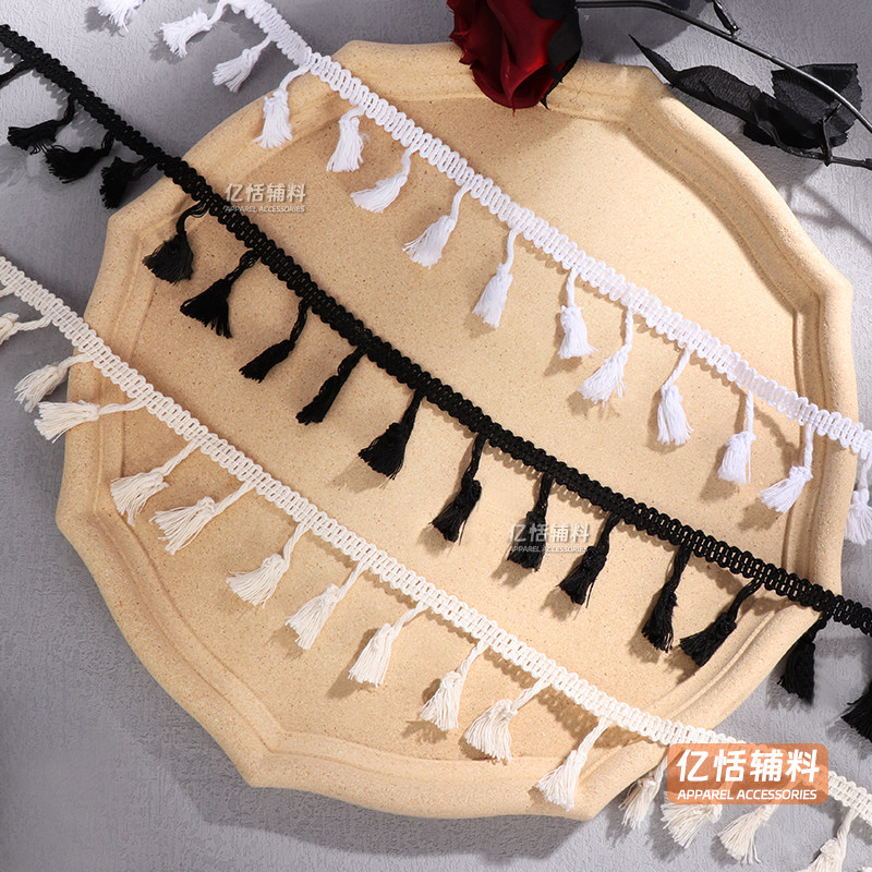 4.5cm棉线扫把流苏排须花边围巾吊穗洛丽塔服装辅料 布艺软饰,居家布艺,花边,淘宝优惠券,粉丝福利购,淘宝优惠卷