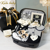 新生婴儿衣服女宝宝春夏洋气套装 裙小香风公主裙满月百天周岁礼盒