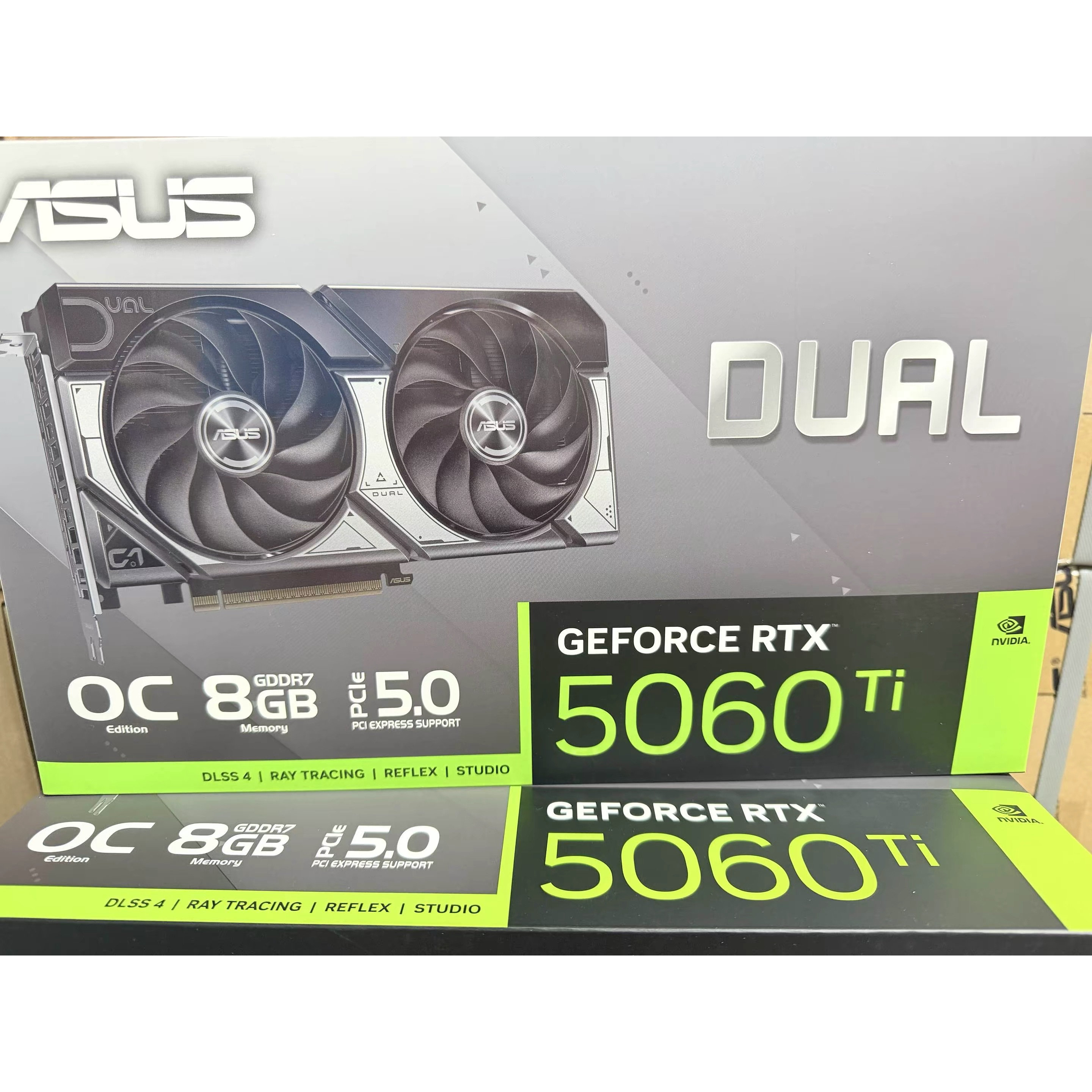 全新未拆封华硕DUAL RTX 5060 Ti OC雪豹 8G显卡 海外版 质保3年图片
