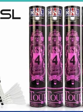RSL亚狮龙2号3号4号5号羽毛球耐打稳定12只装正品比赛运动训练球