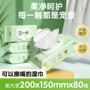 青蛙王子湿巾婴儿家用幼儿手口屁屁专用宝宝湿纸巾大包装家庭可用