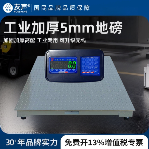 友声5吨地磅秤5mm地磅秤
