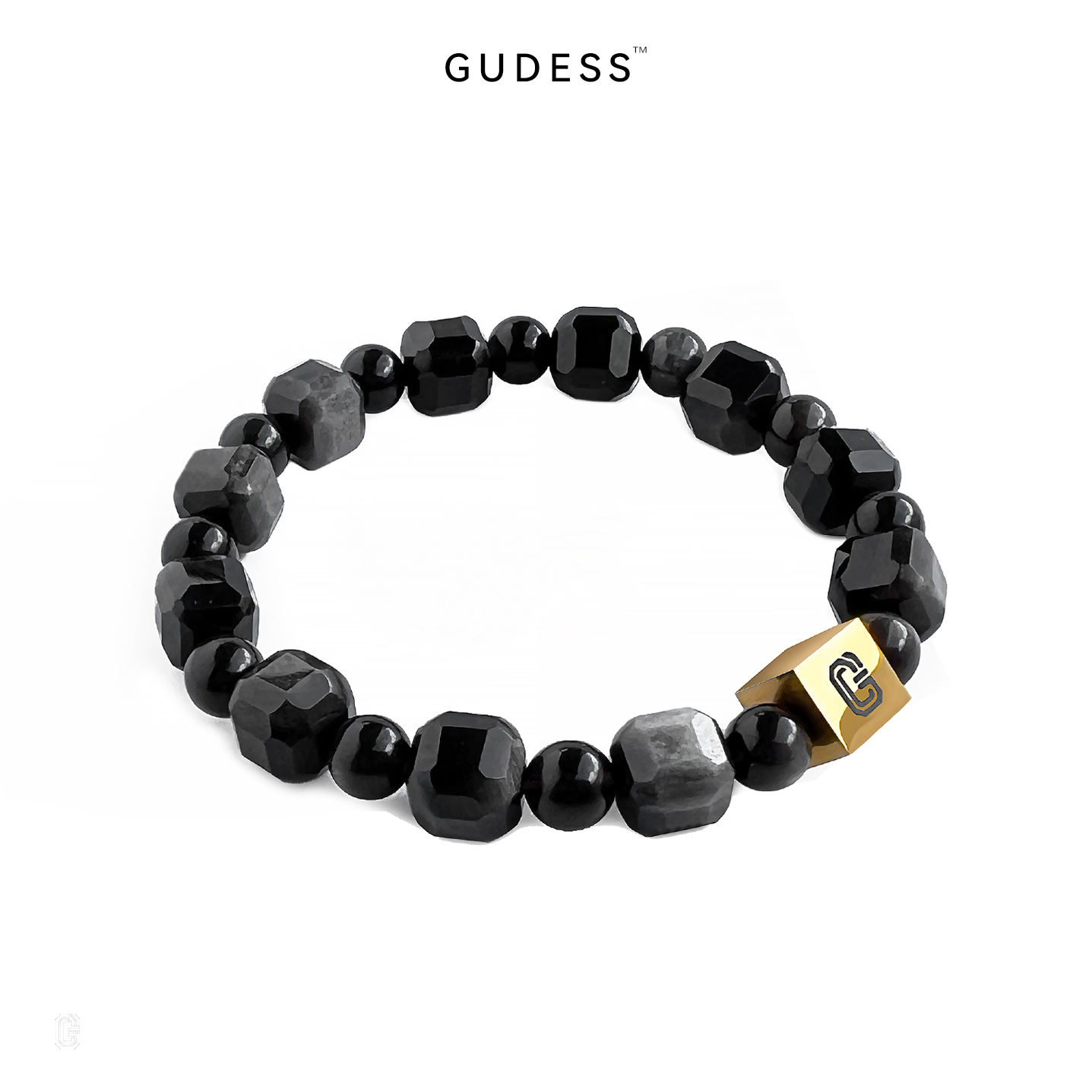 黑曜石手串男款天然银曜石