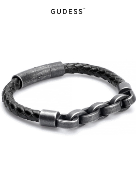 GUDESS复古手链送礼送男友礼盒