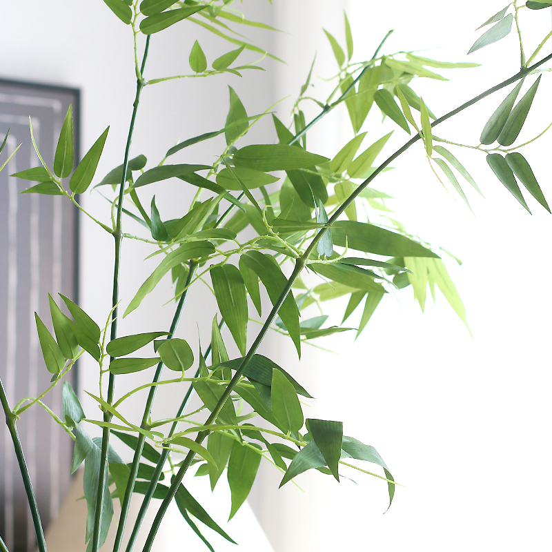 仿真竹子中式禅意插花客茶室装饰