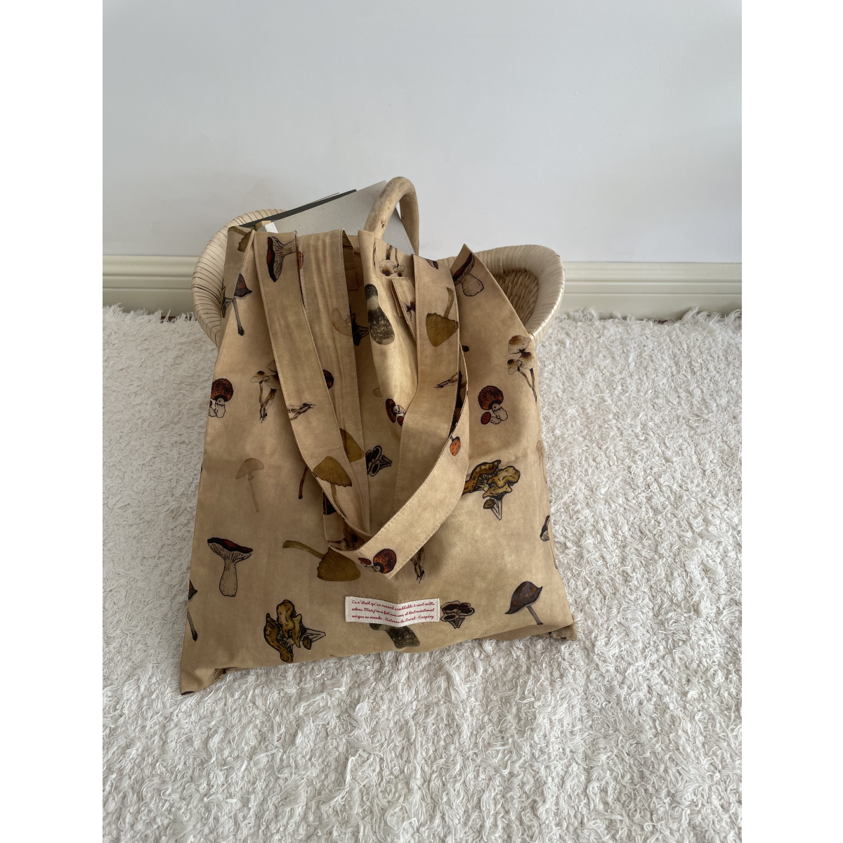 OneBlueNook单肩印花复古