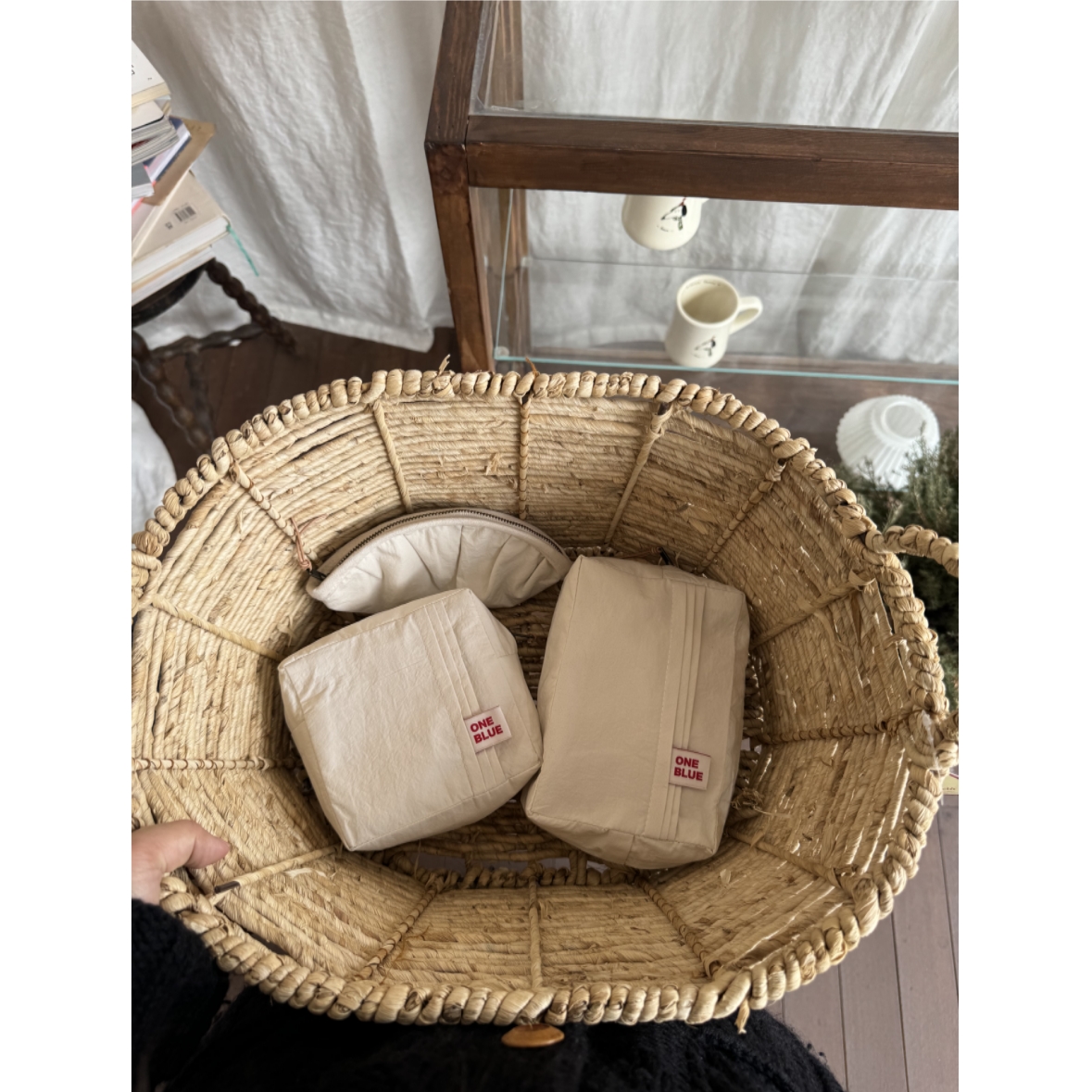 OneBlue纸感棉立题方形收纳内胆