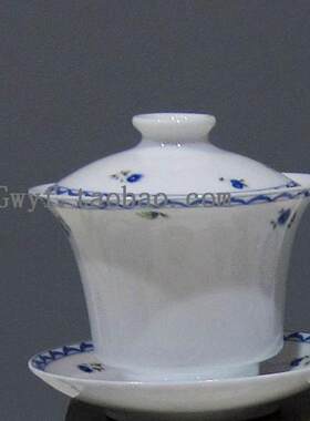 【景德镇红叶金品陶牌陶瓷】韩菊盖碗茶具茶杯功夫茶具