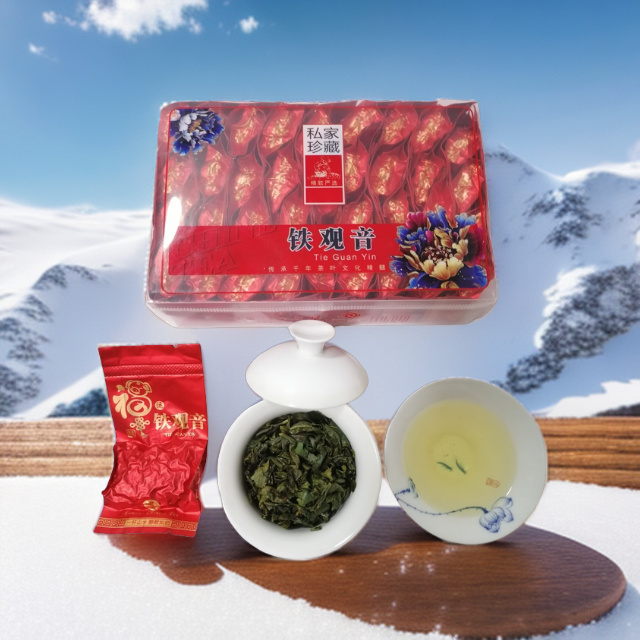 清香铁观音陶津缘品牌高山观音韵兰花香传统乌龙茶醇厚原产地茶礼