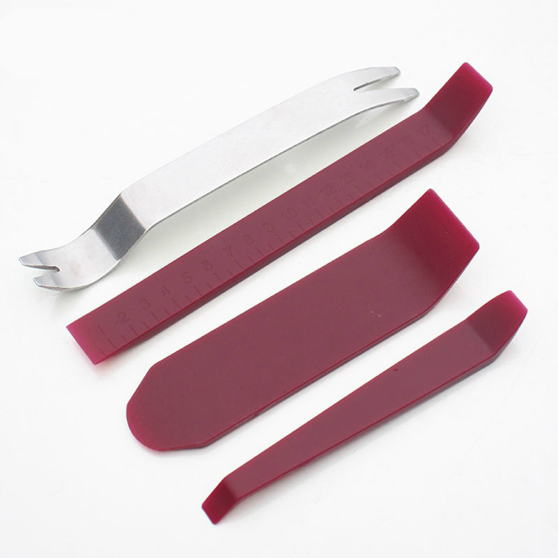 汽车门板仪表台音响保险杠护板拆卸工具卡扣卡子撬杠翘板钢撬起子